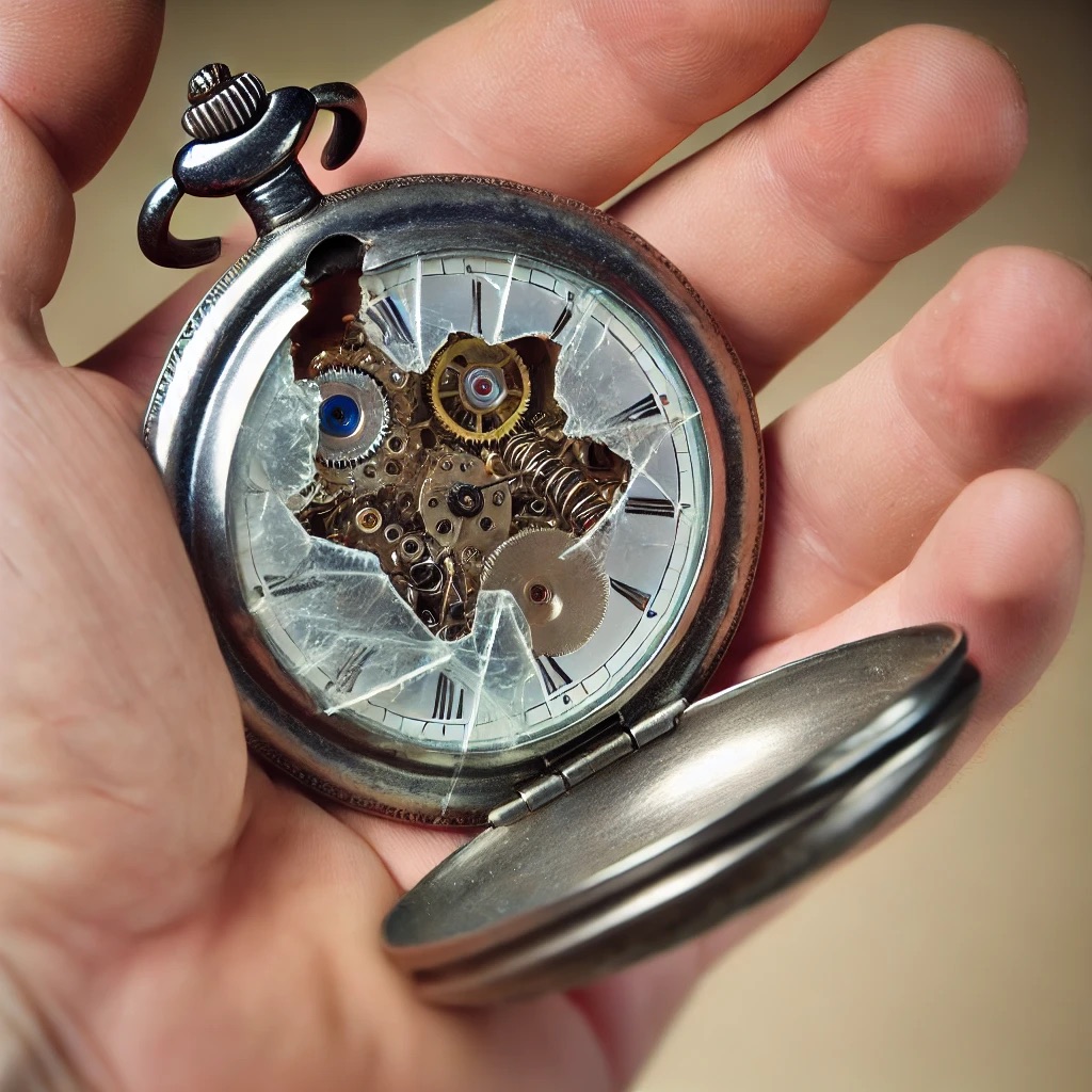 Broken watch