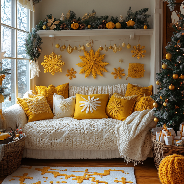 18 Yellow Christmas Decor Ideas