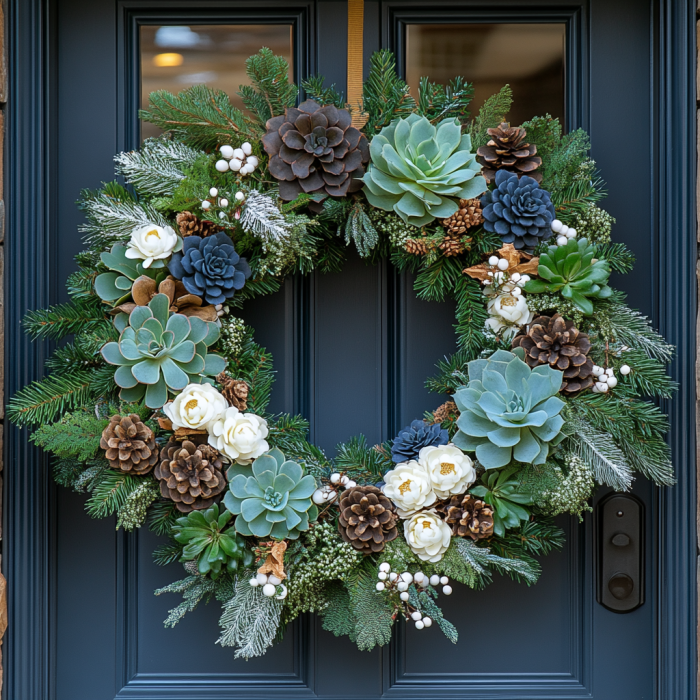 Green and White Christmas Decor Ideas