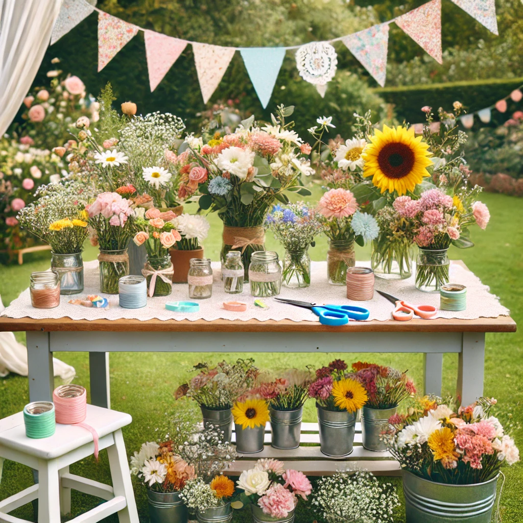 Whimsical Flower Bar Party Ideas for Kids!