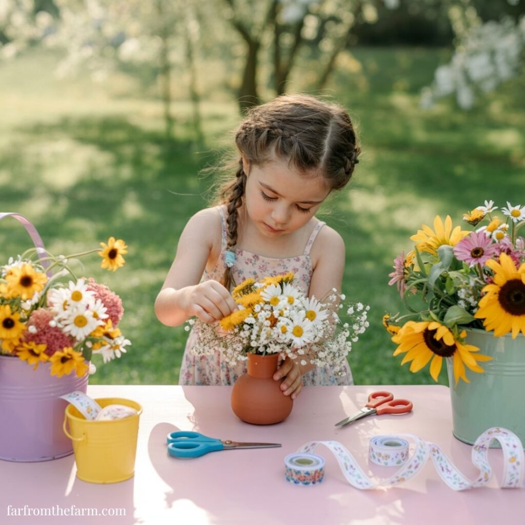 Whimsical Flower Bar Party Ideas for Kids!