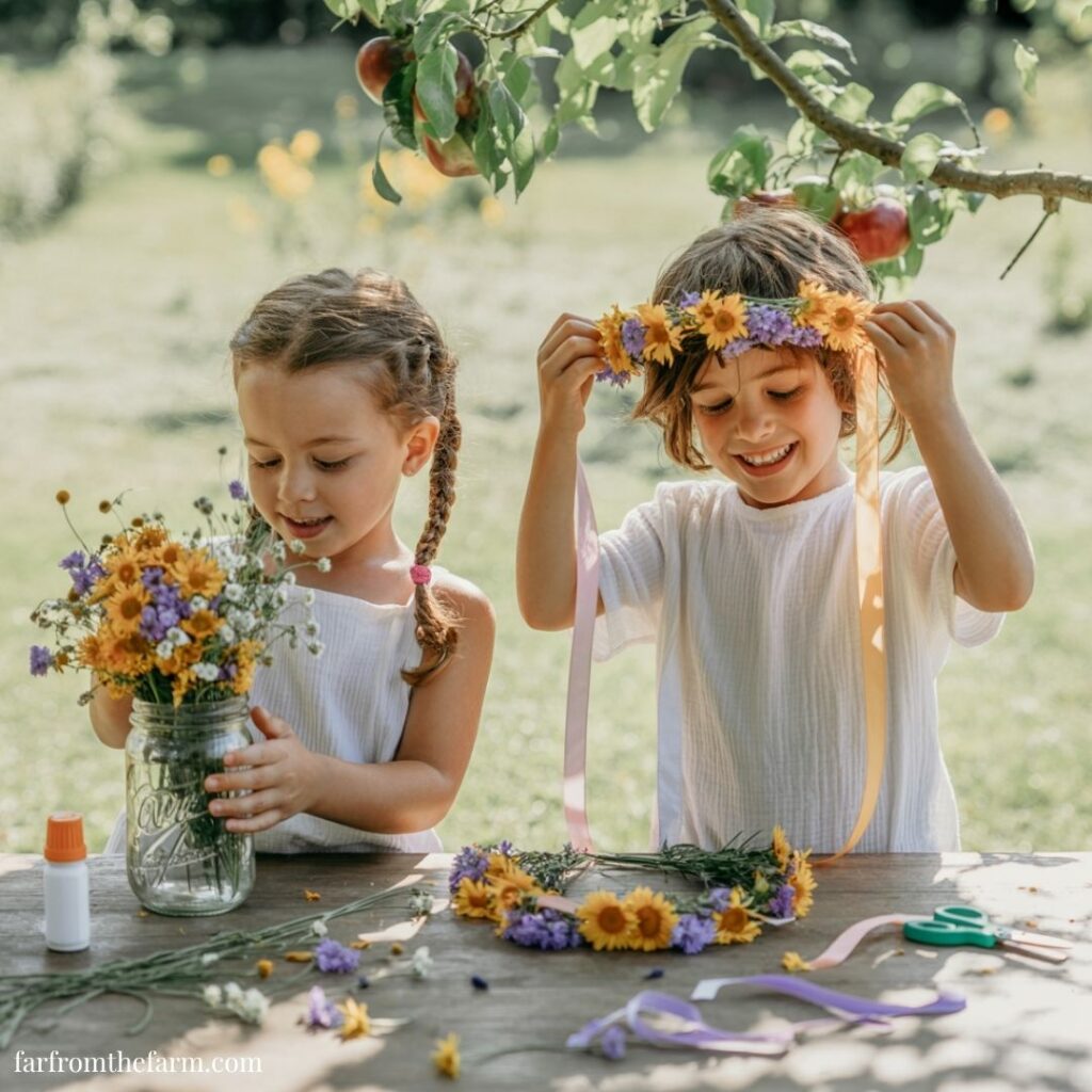 Whimsical Flower Bar Party Ideas for Kids!