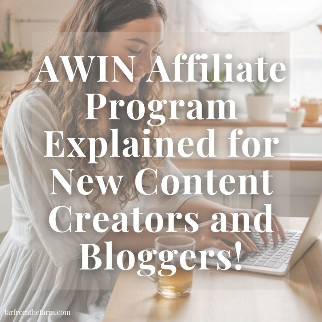 AWIN Affiliate Program Explained for New Content Creators and Bloggers!