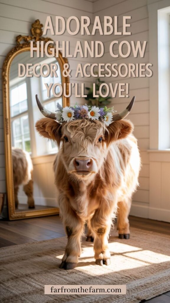 Sweet Highland Cow Decor and Accessories!