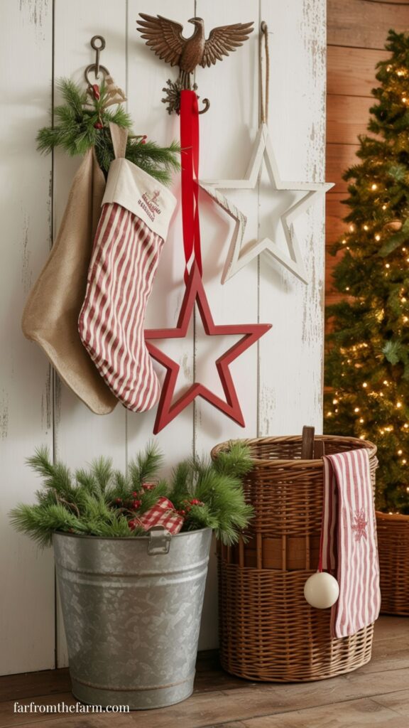 Patriotic Christmas Decor Ideas