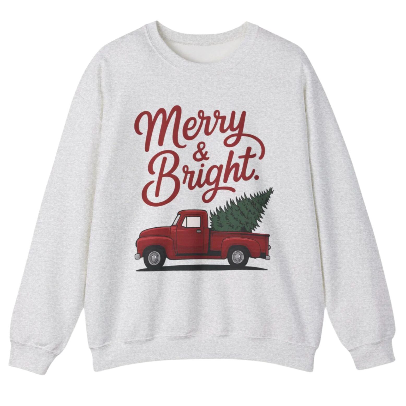 Americana Vintage Truck Christmas Sweater