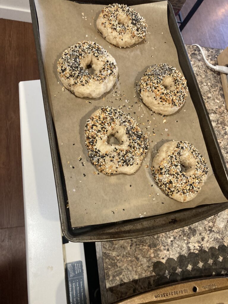 Easy 5 Ingredient Bread Machine Bagels Recipe!