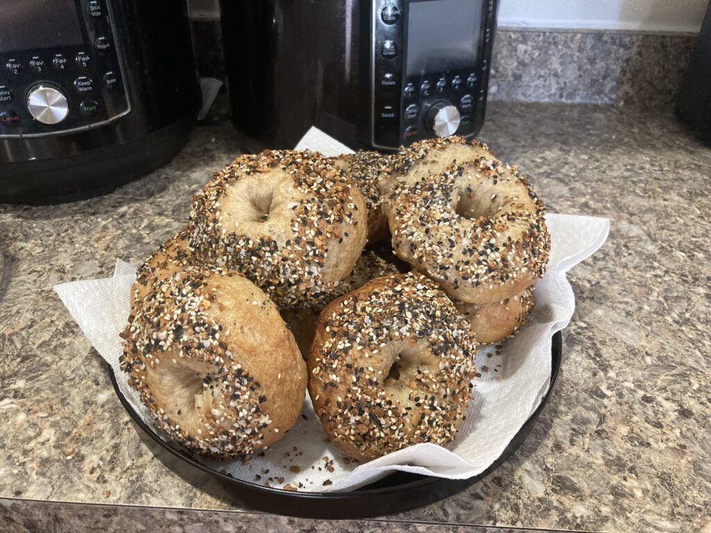 Easy 5 Ingredient Bread Machine Bagels Recipe!