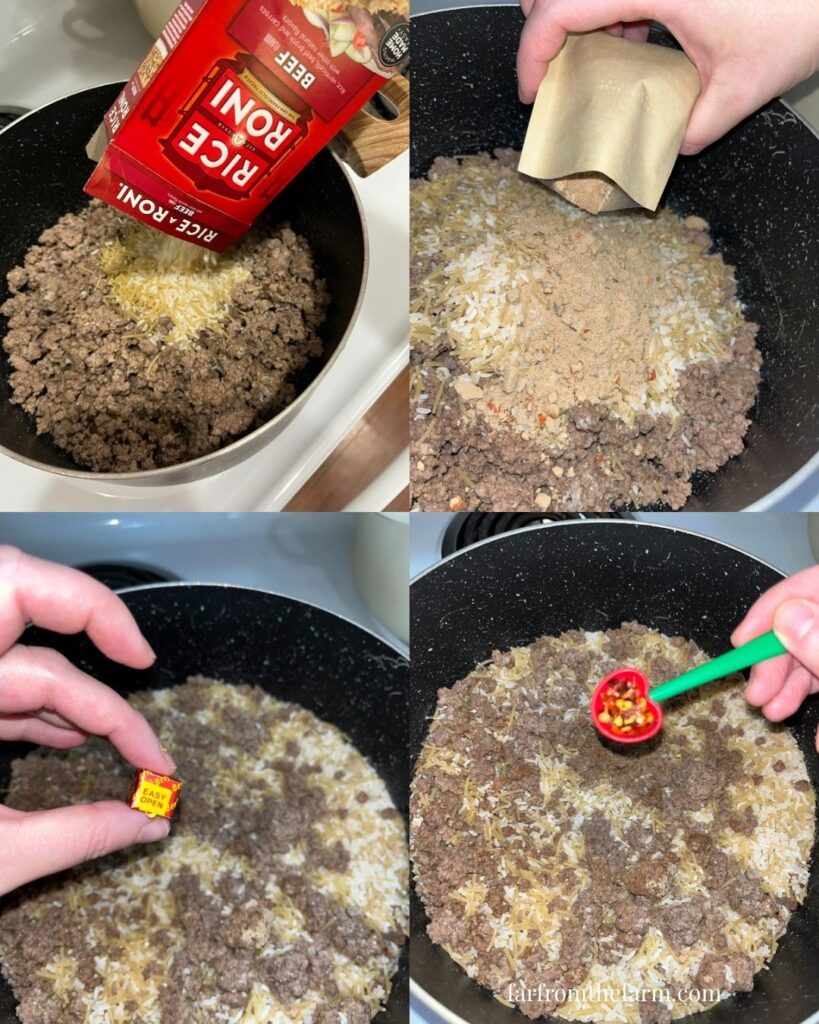 Frugal and Quick Beef Dirty Rice Recipe