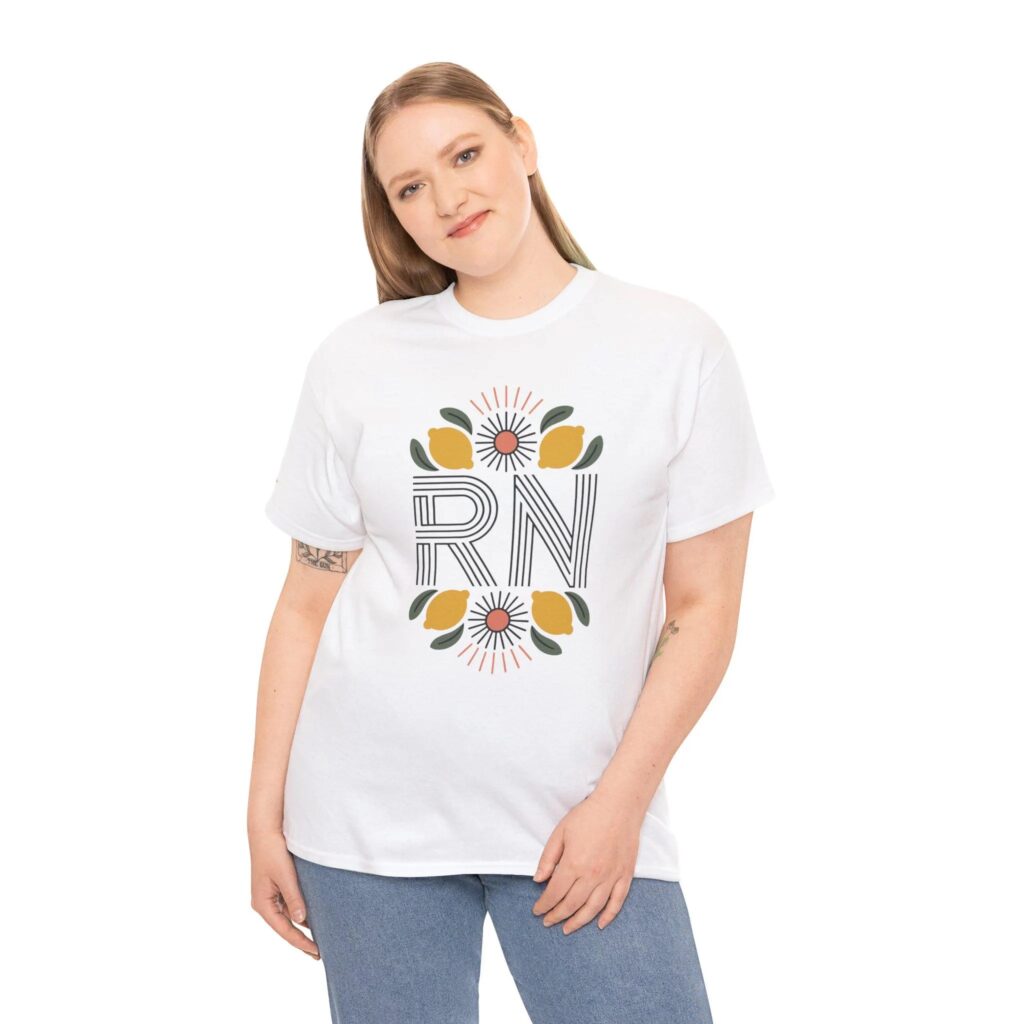RN SUMMER LEMON NURSE TEE