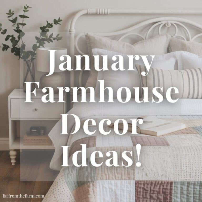 January Farmhouse Decor Ideas!
