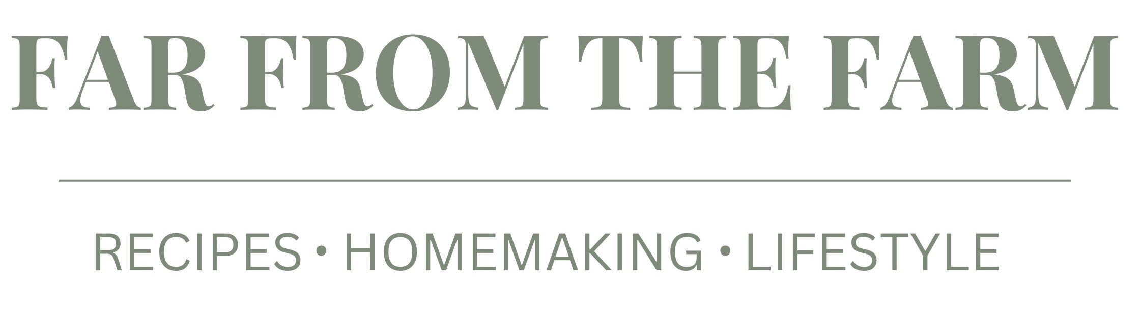 far from the farm green logo header