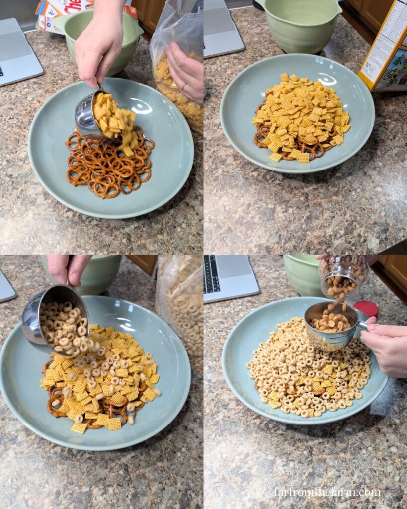 Decadent Chocolate Peanut Chex Mix Clusters Recipe!