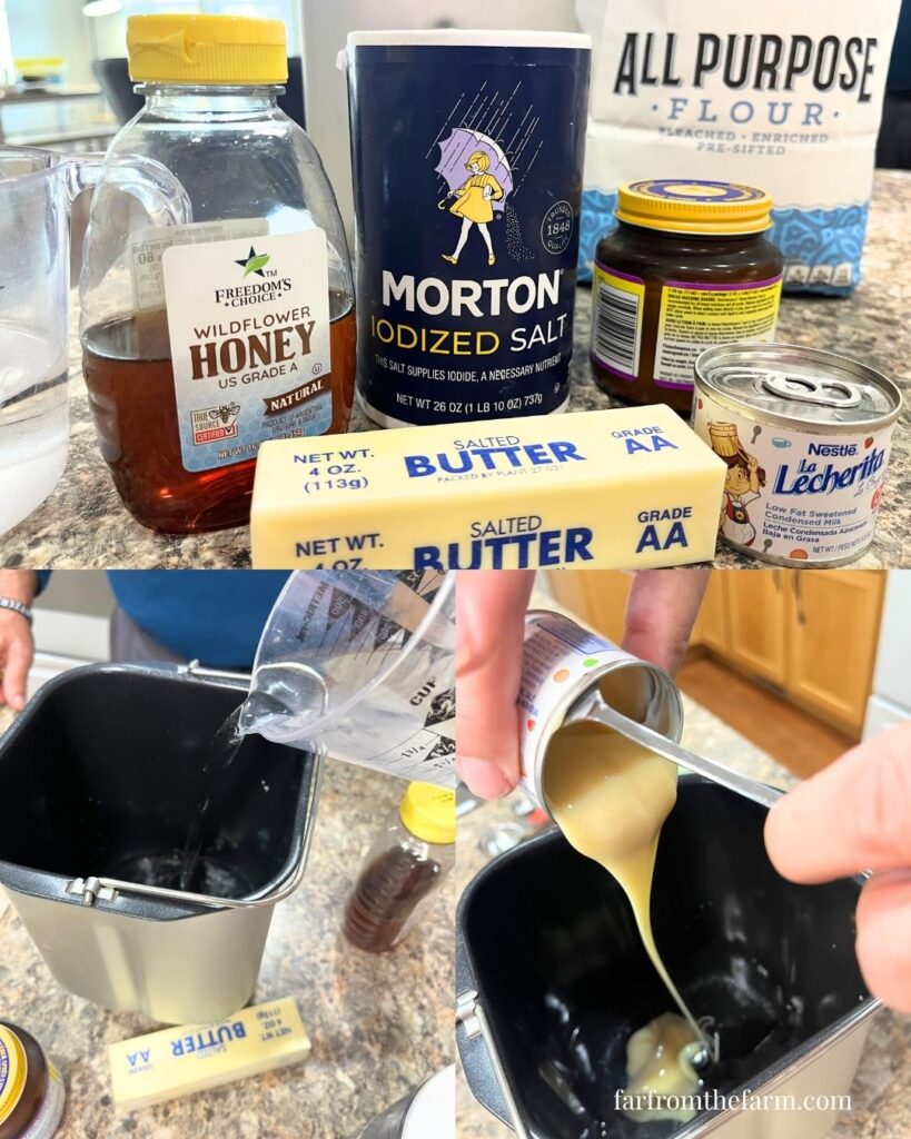 Bread Machine Honey White Loaf Recipe with Condensed Milk!