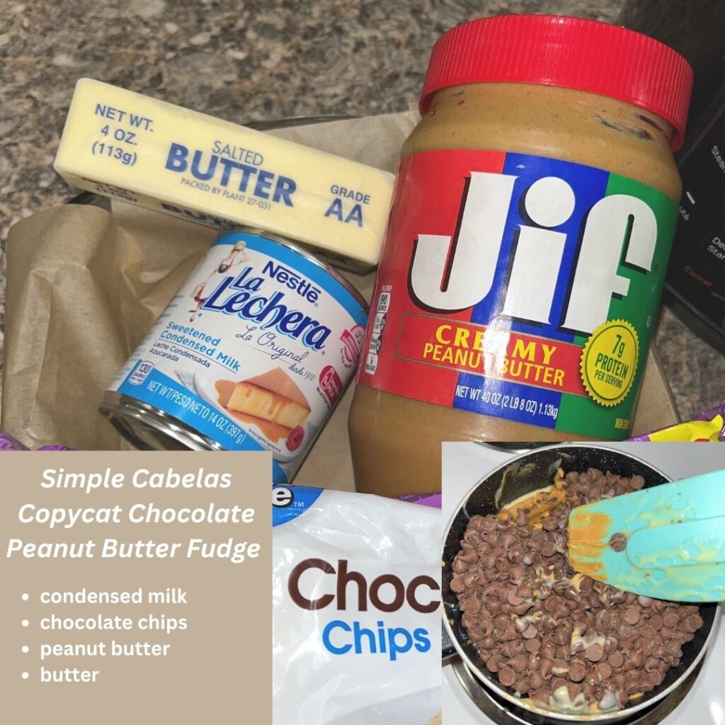 Simple Cabela's Copycat Chocolate Peanut Butter Fudge Recipe!