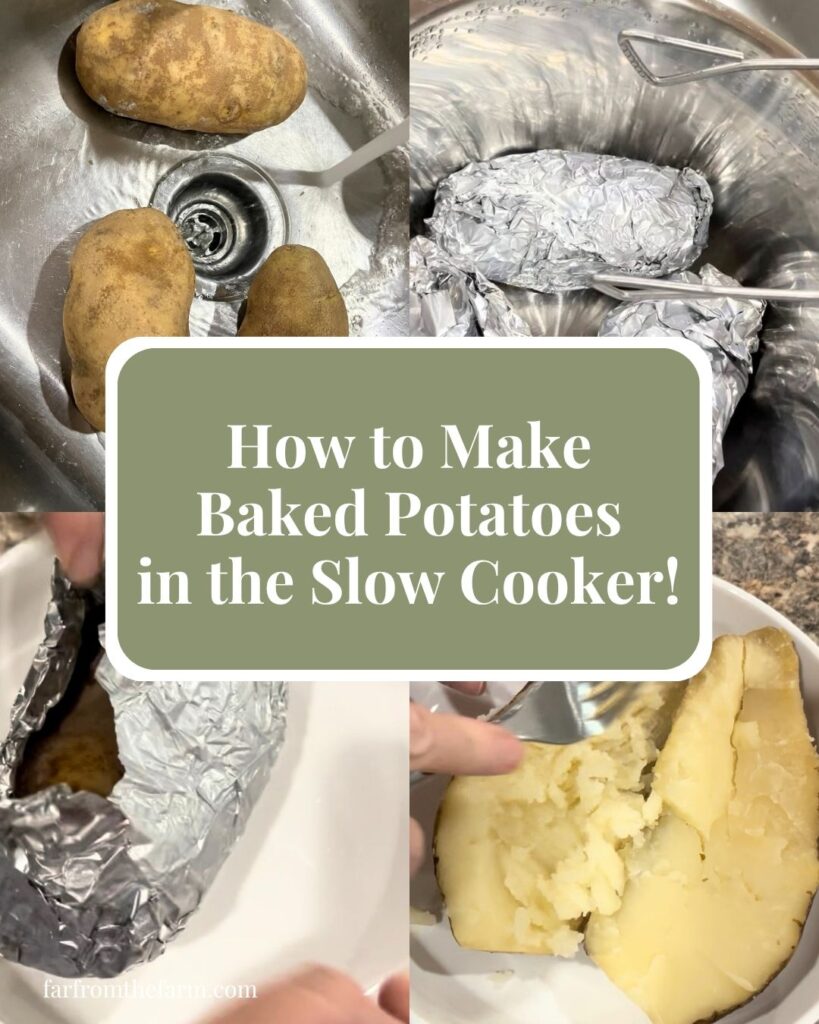 How to Make Baked Potatoes Easily in Your Slow Cooker!