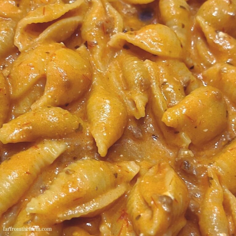Leftover Taco Meat Instant Pot Creamy Pasta Shells Recipe