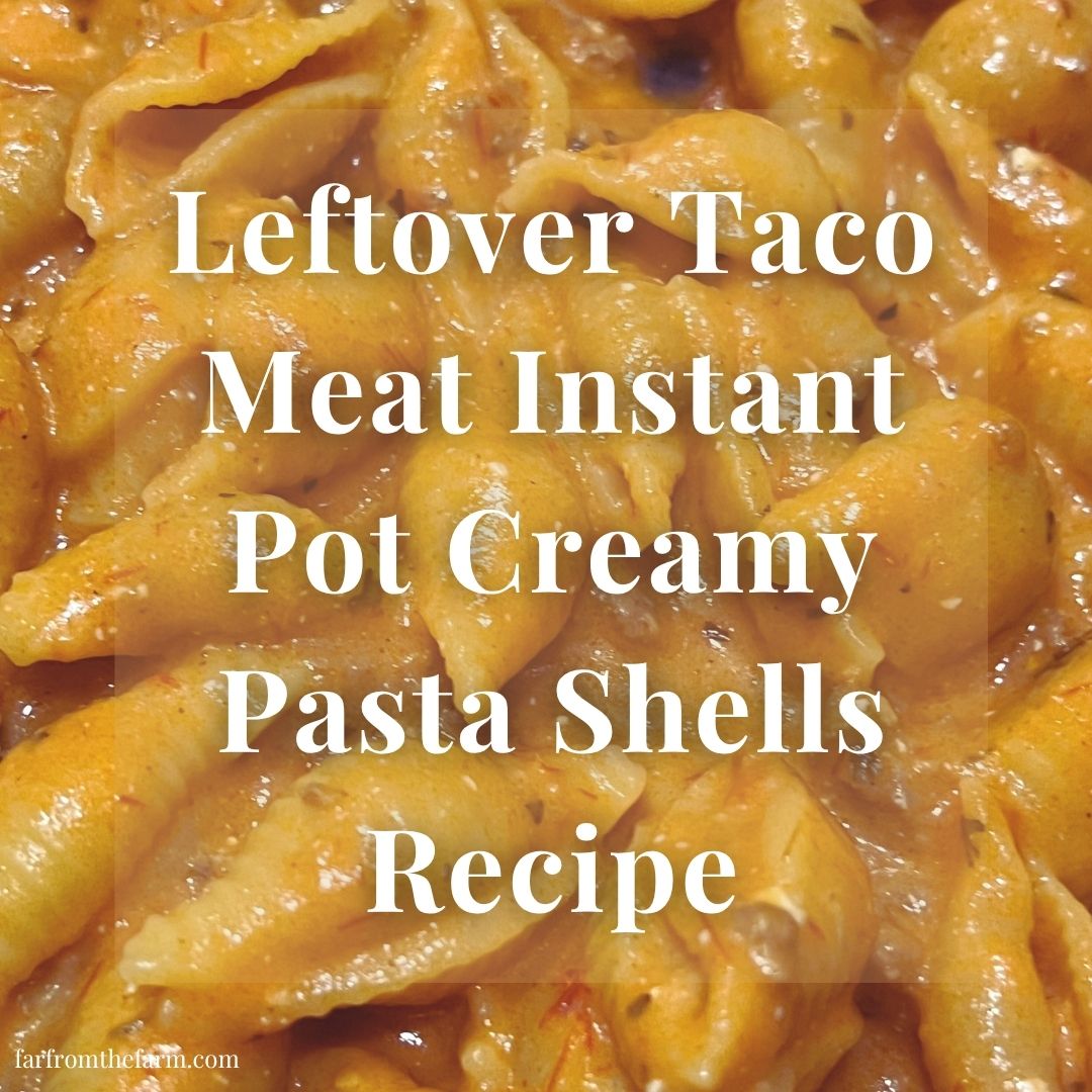 Leftover Taco Meat Instant Pot Creamy Pasta Shells Recipe