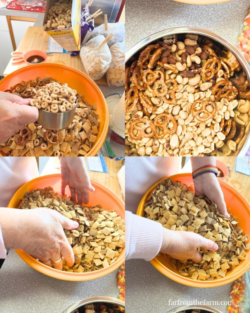 Easy Smoky and Spicy Traeger Chex Mix Recipe!