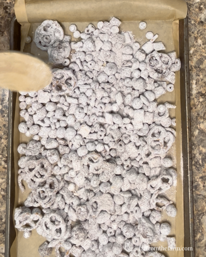 Classic Easy Homemade Chocolate and Peanut Chex Mix Puppy Chow Recipe!