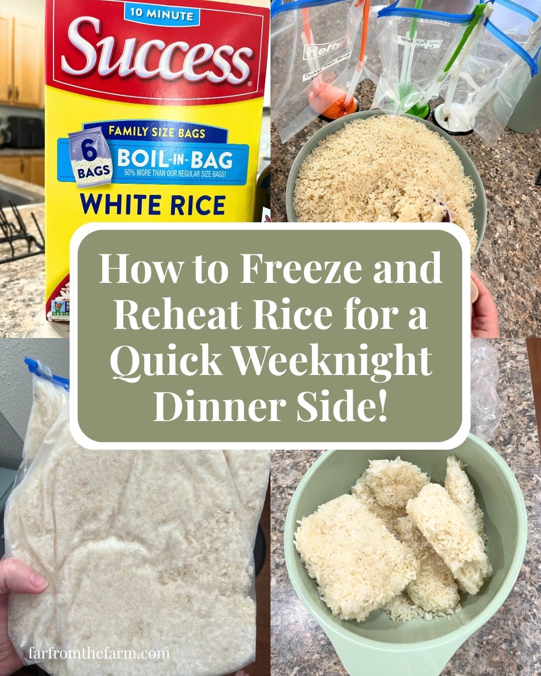 Freezer Rice How to Freeze and Reheat Rice Simply for Quick Weeknight Dinner Sides ...