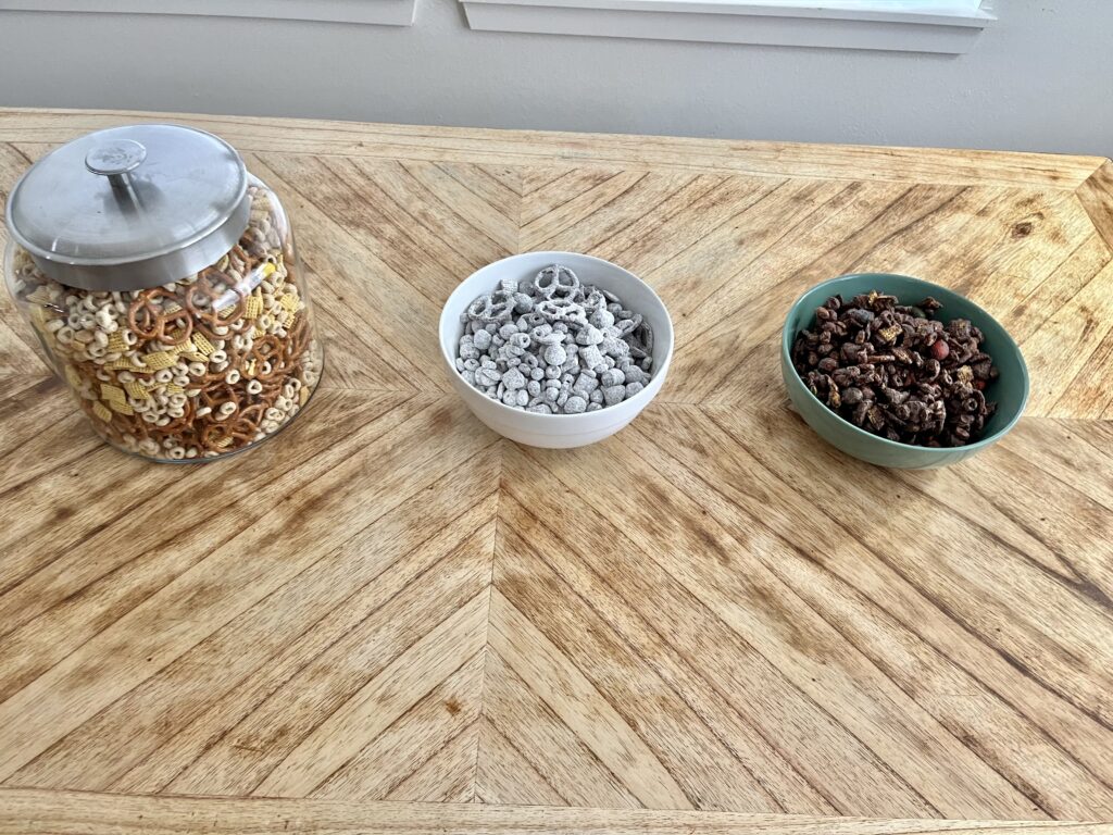 Classic Easy Homemade Chocolate and Peanut Chex Mix Puppy Chow Recipe!
