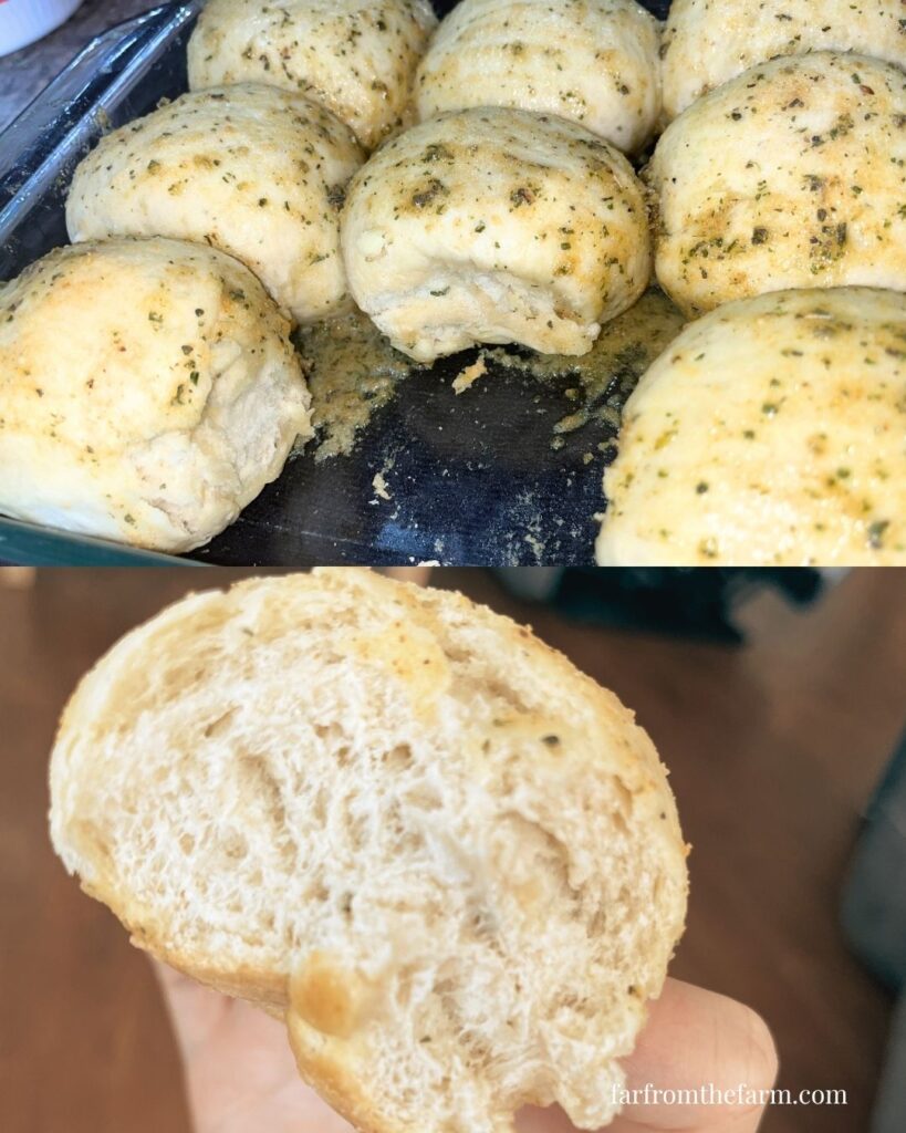 Quick and Easy KitchenAid Garlic Rolls Recipe!