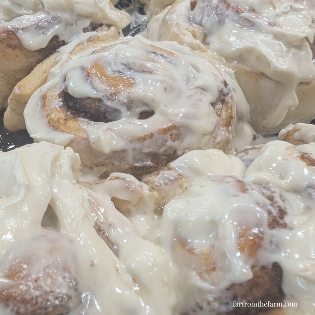Fluffy Large Cinnabon Copycat Cinnamon Rolls Recipe - Made With a Bread Machine!
