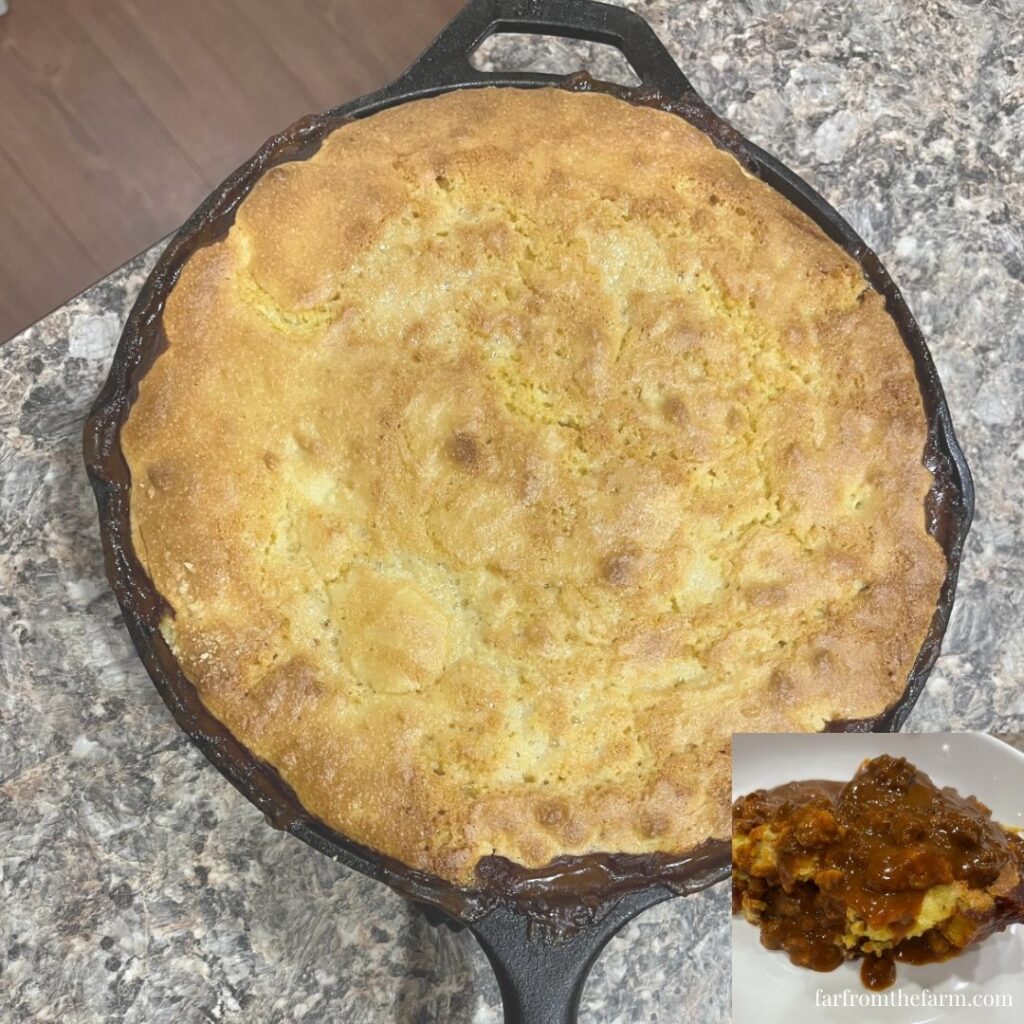 Easy Canned Chili and Box Cornbread Bake Recipe!