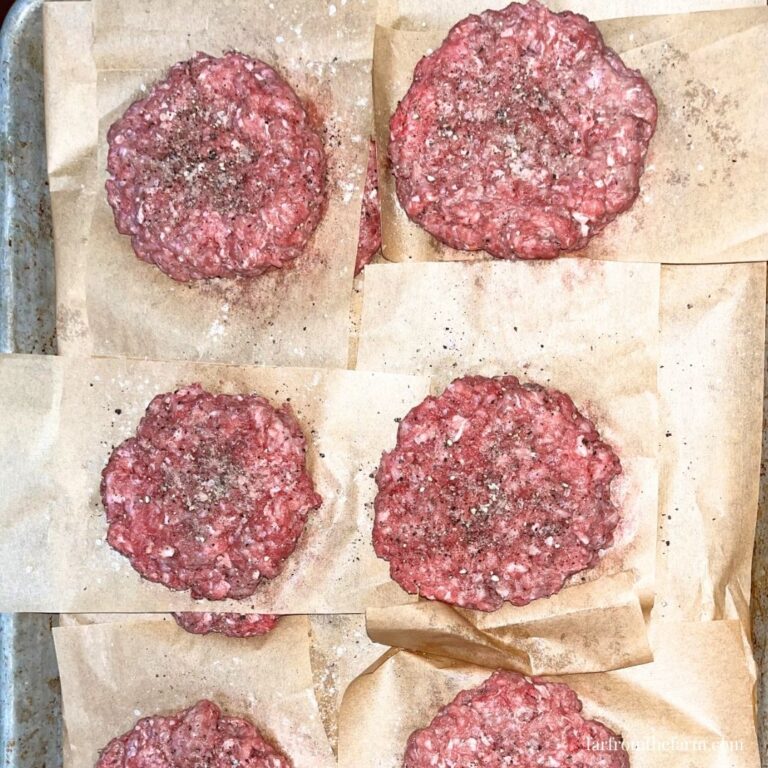 How to Make Homemade Burger Patties You Can Cook From Frozen!
