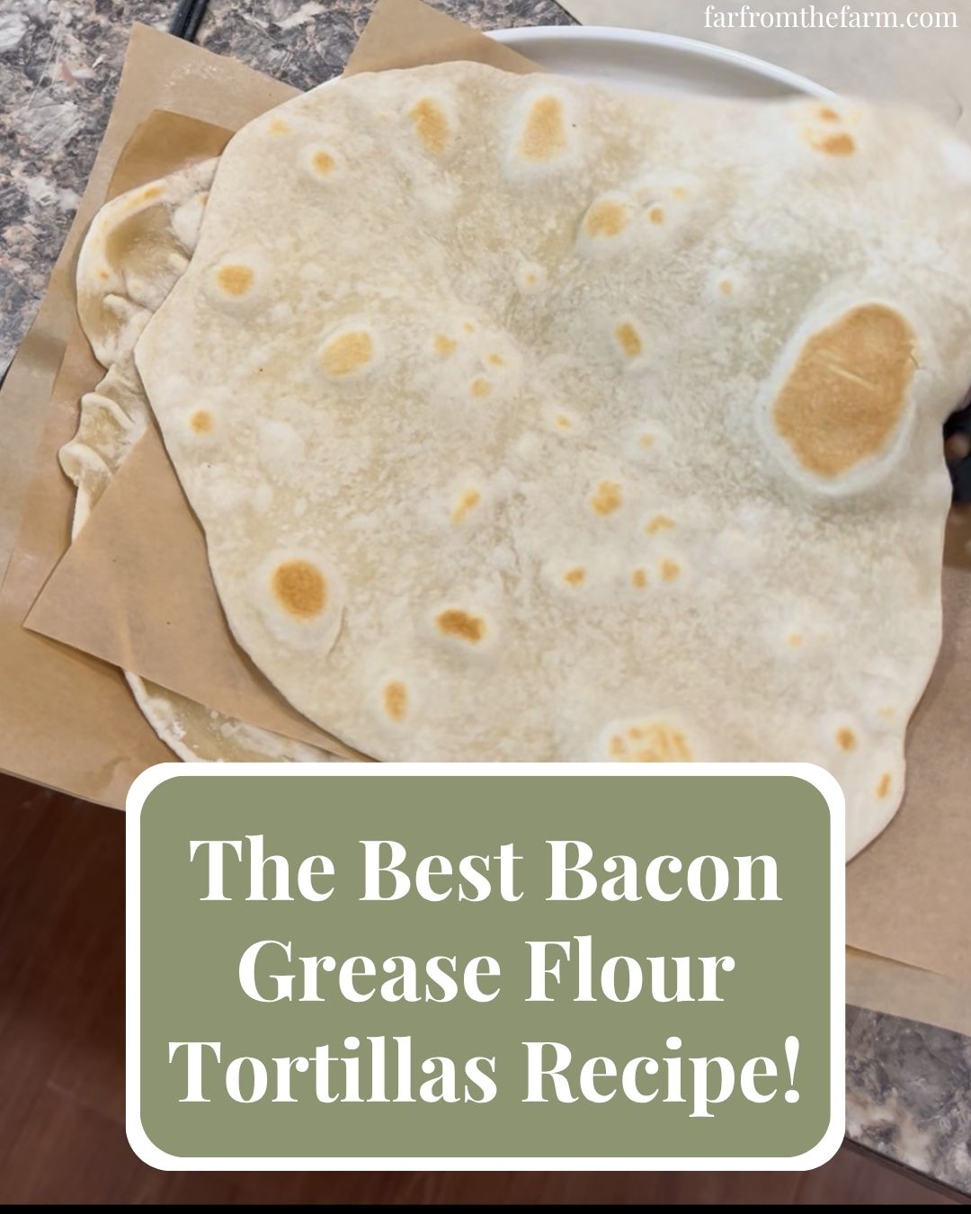 The Best Bacon Grease Flour Tortillas Recipe!
