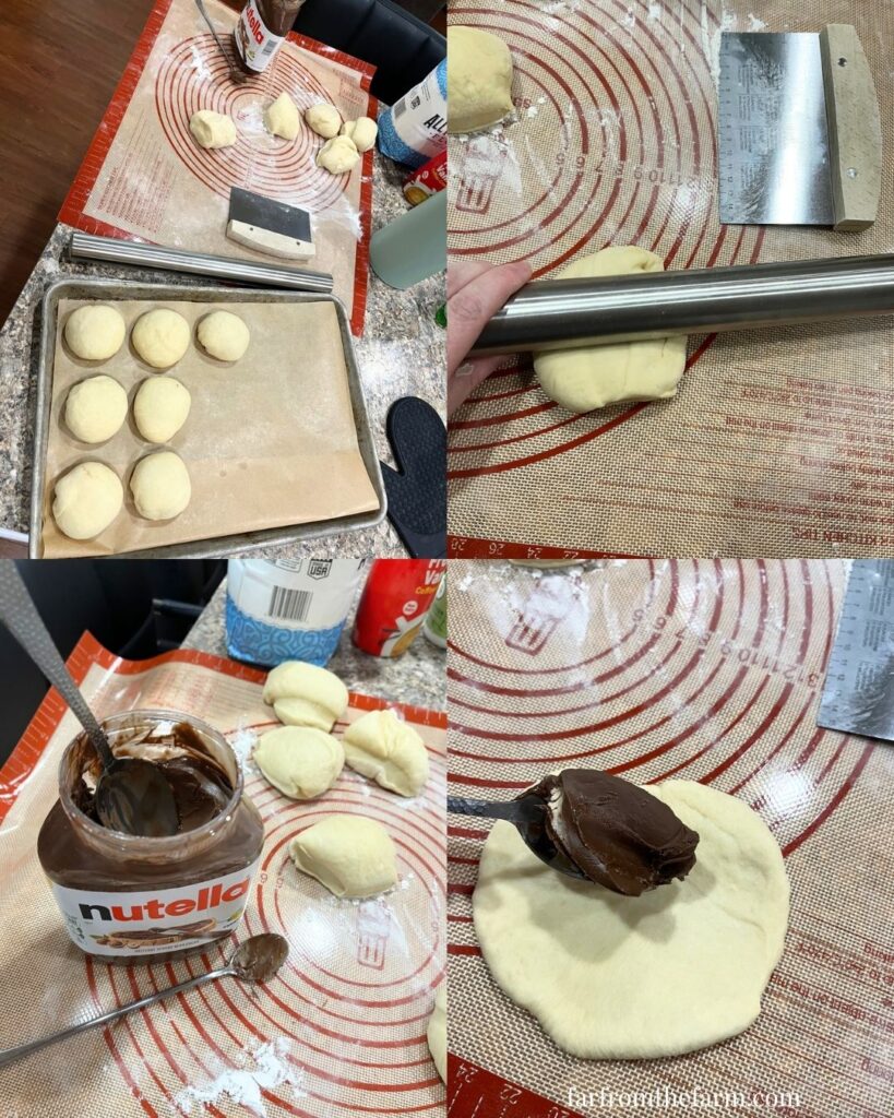Easy Bread Machine Nutella Filled Sweet Brioche Rolls Recipe!