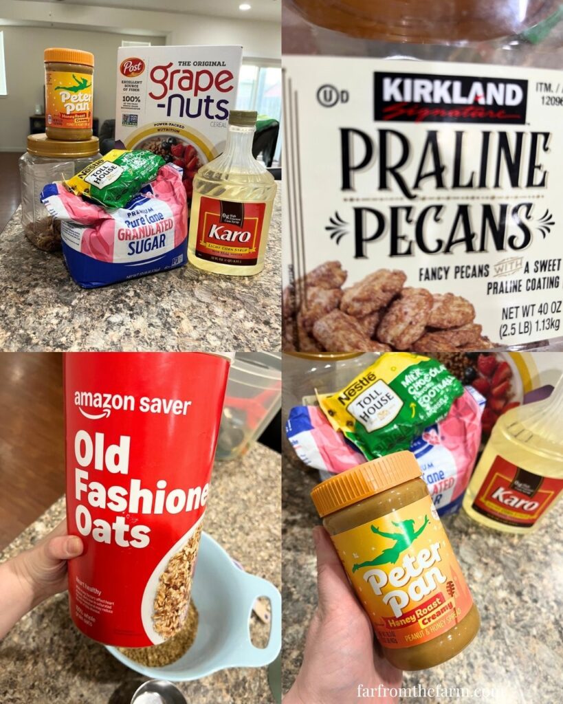 Grapenuts Chocolate Peanut Butter No Bake Cereal Bars Recipe!