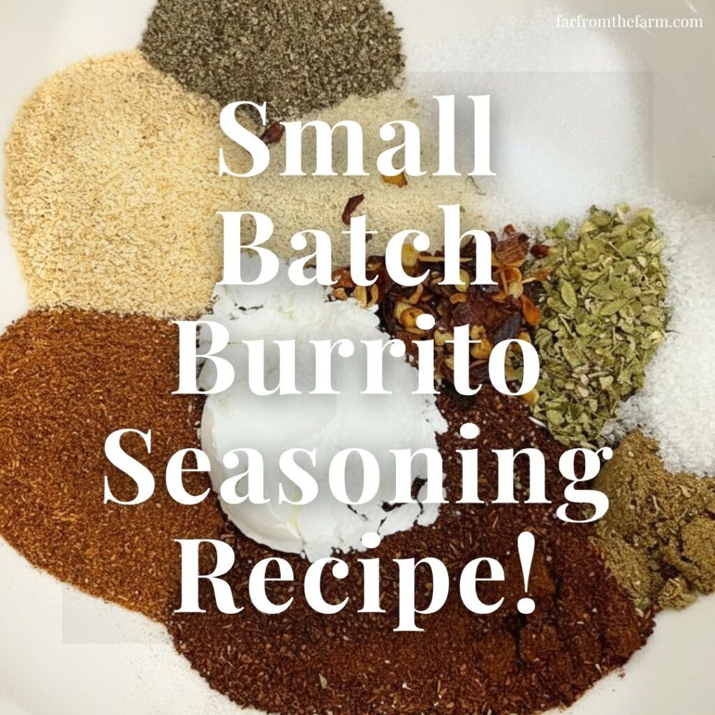 Small Batch Burrito Seasoning Recipe!