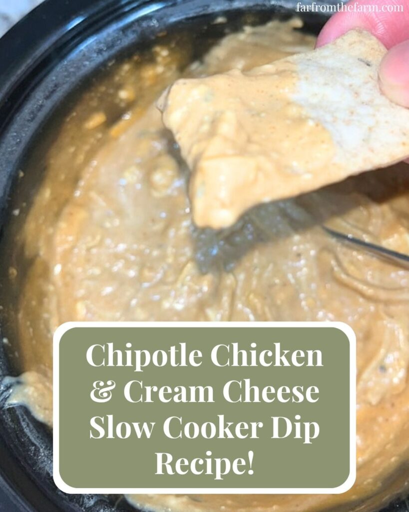 Smoky Chipotle Chicken Cream Cheese Slow Cooker Dip Recipe!