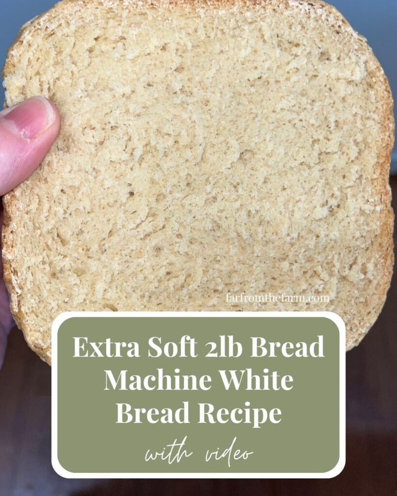 Extra Soft 2lb Bread Machine White Bread Recipe with Video!