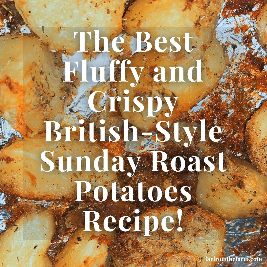 The Best Fluffy and Crispy British-Style Sunday Roast Potatoes Recipe!