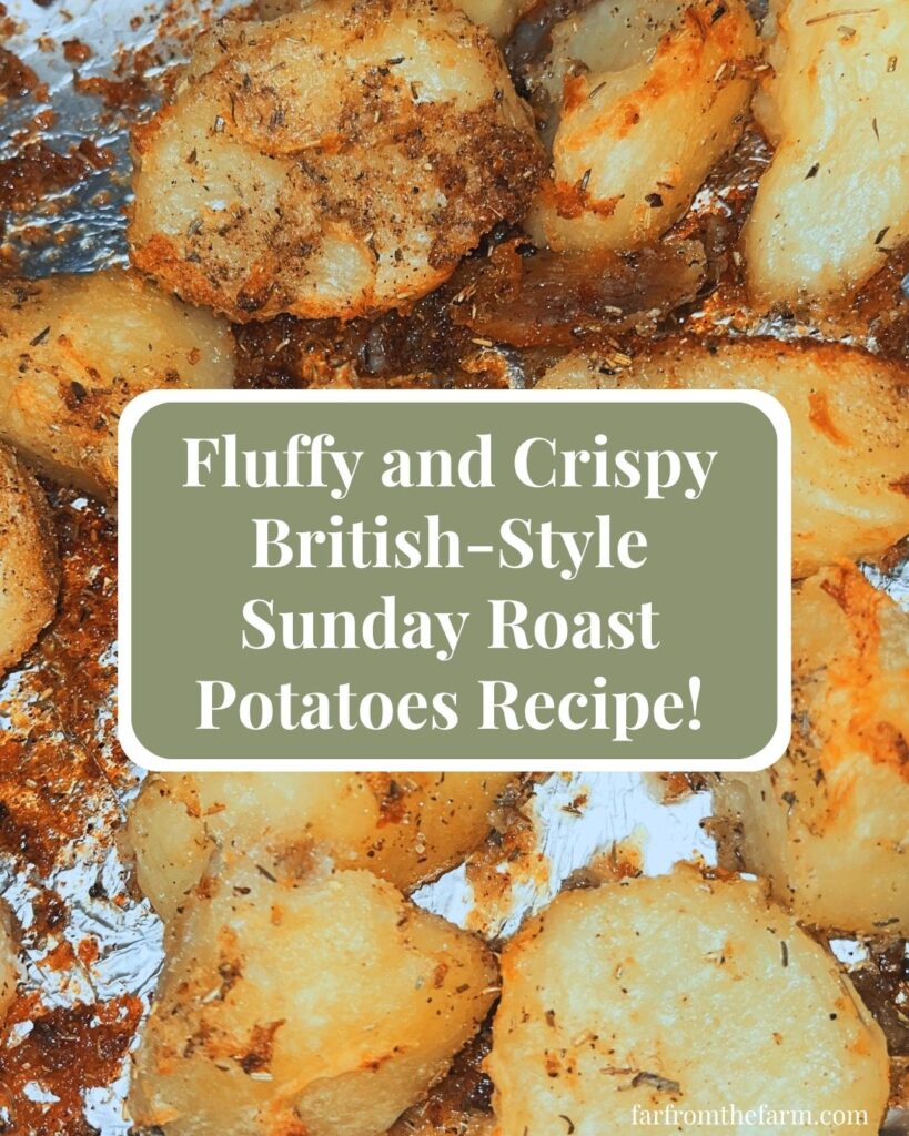 The Best Fluffy and Crispy British-Style Sunday Roast Potatoes Recipe!