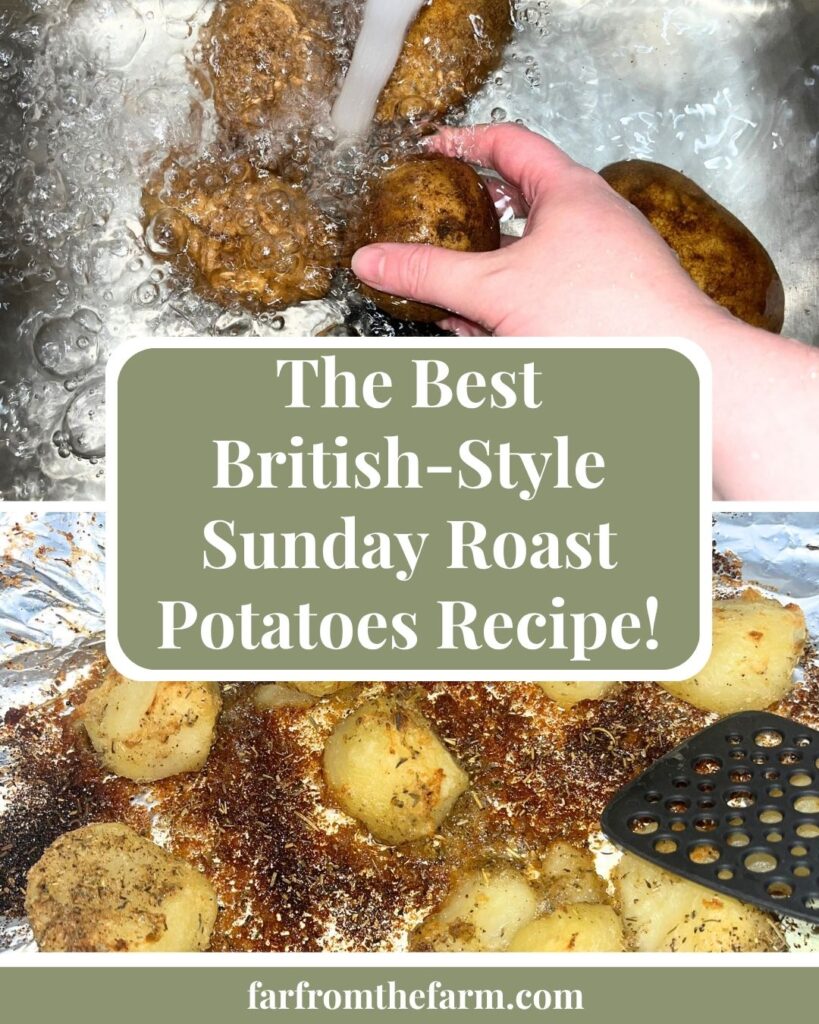 The Best Fluffy and Crispy British-Style Sunday Roast Potatoes Recipe!