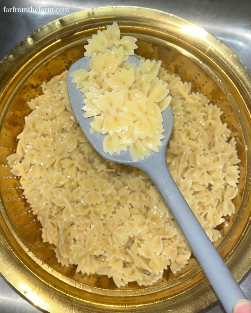 How to Cook One Box of Mini Farfalle Bow Tie Pasta in Your Instant Pot!