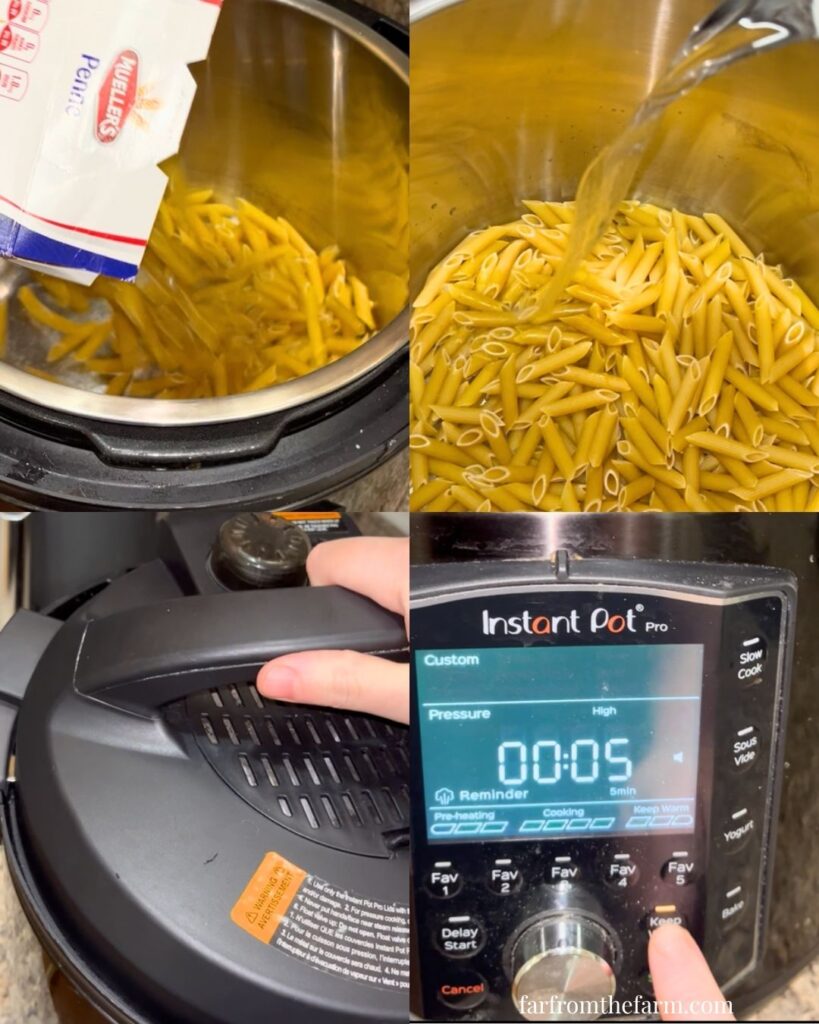 How to Cook One Box of Penne Pasta in Your Instant Pot!