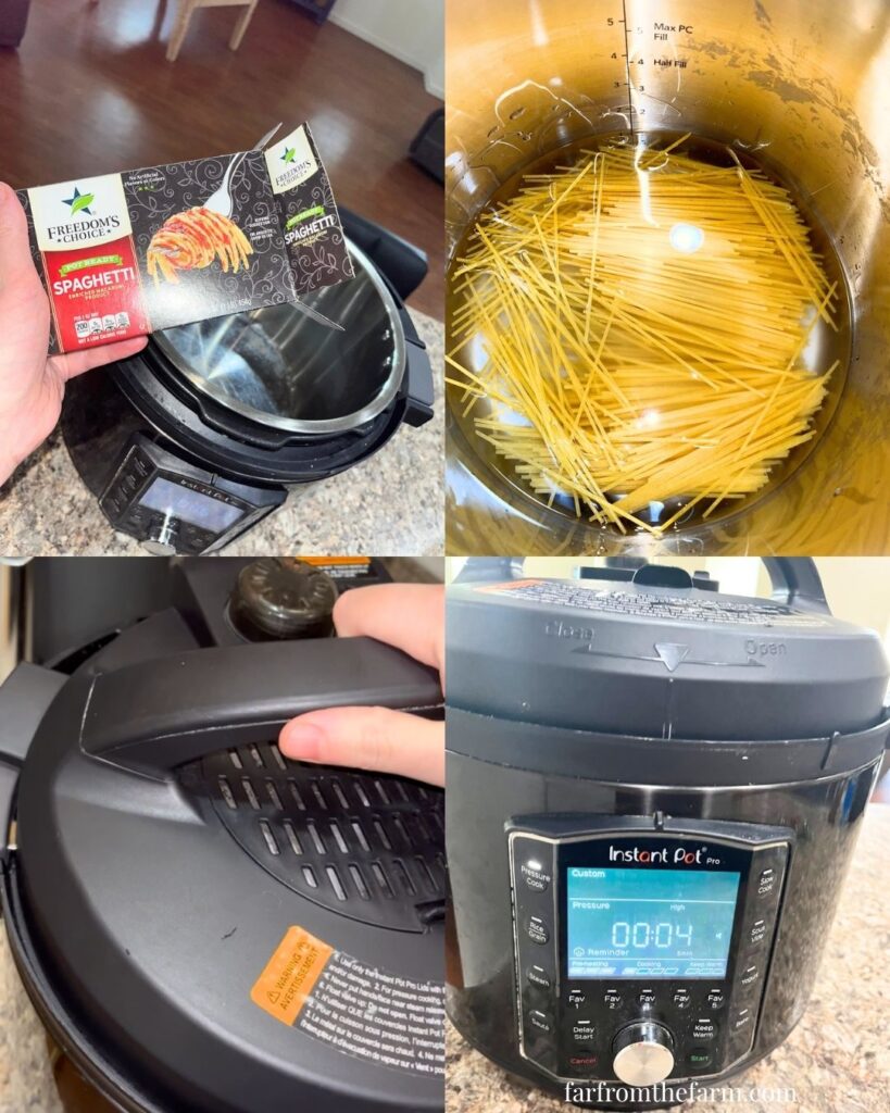 How to Cook One Box of Spaghetti Noodles in Your Instant Pot!