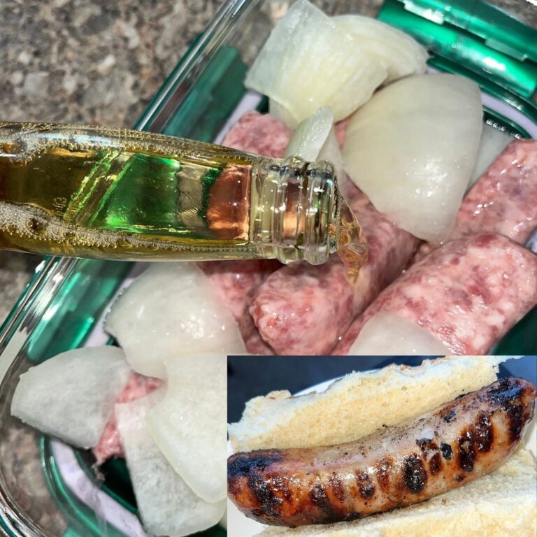 The Best Marinade Recipe for Perfect Beer Brats or Hot Dogs Every Time!