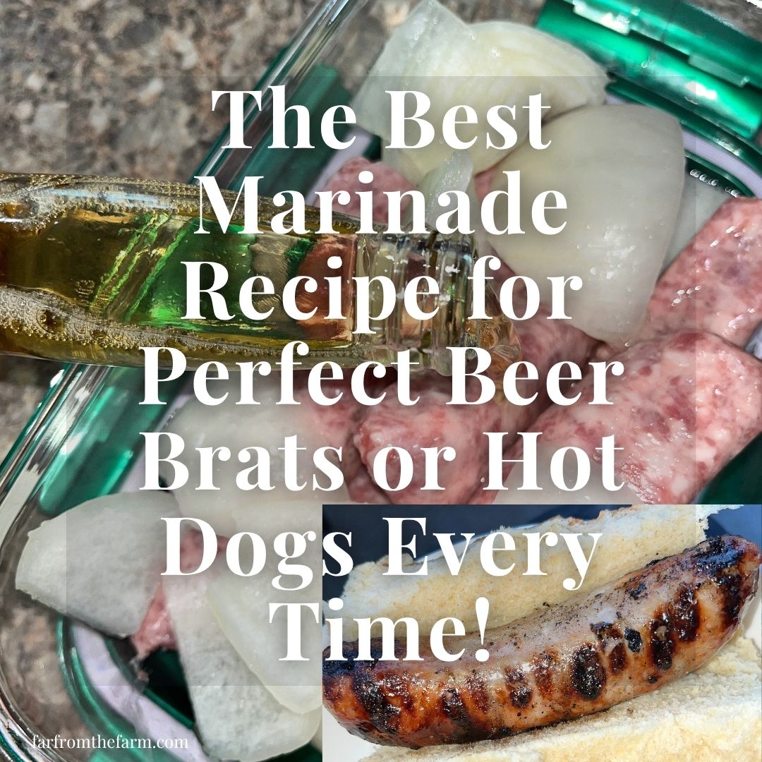 The Best Marinade Recipe for Perfect Beer Brats or Hot Dogs Every Time!