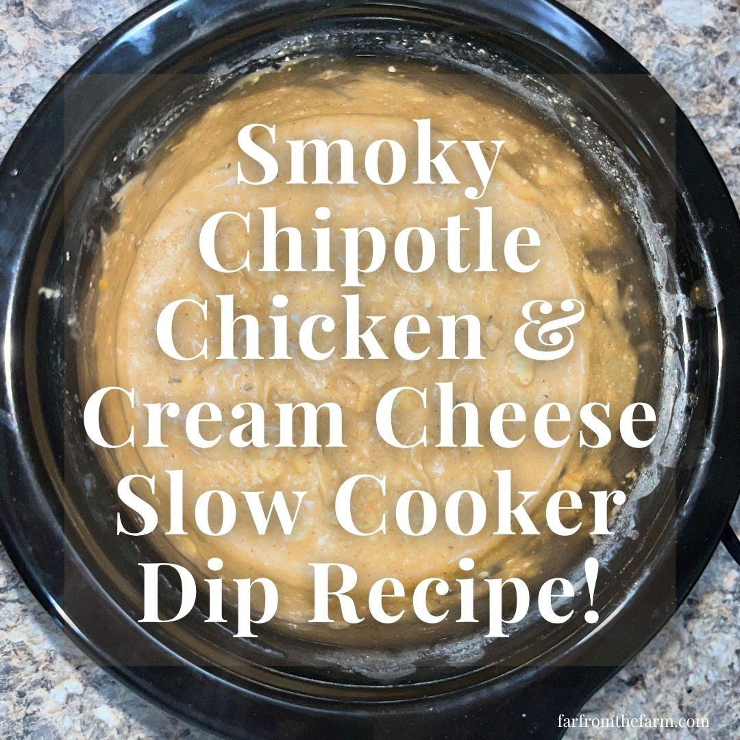 Smoky Chipotle Chicken Cream Cheese Slow Cooker Dip Recipe!