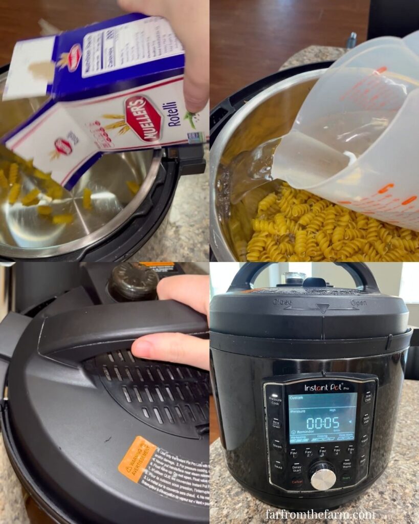 How to Cook One Box of Rotelli Spiral Pasta in Your Instant Pot!