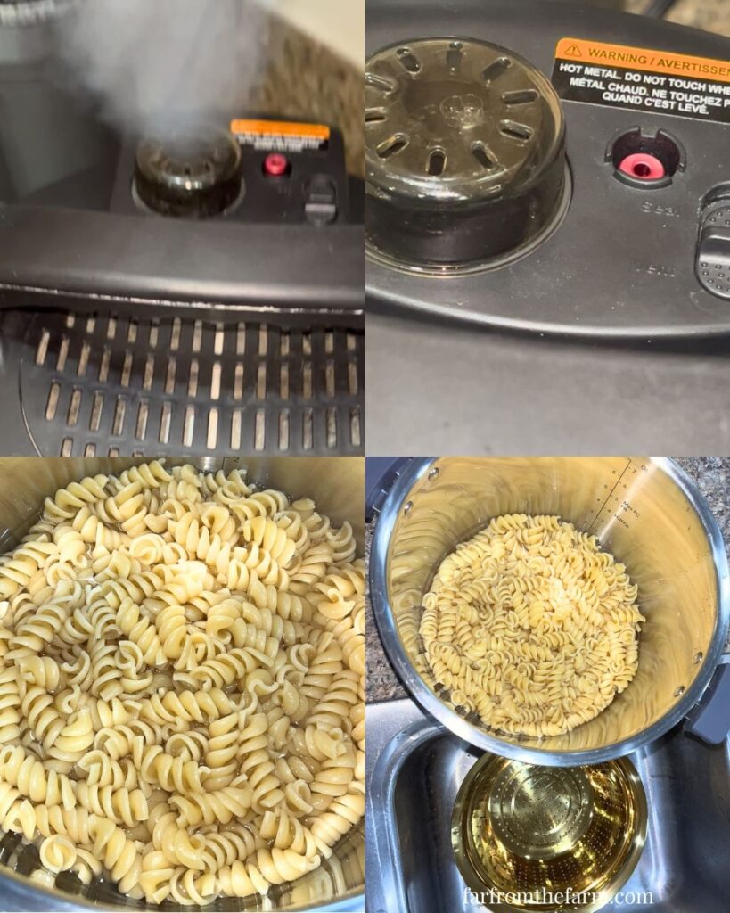 How to Cook One Box of Rotelli Spiral Pasta in Your Instant Pot!