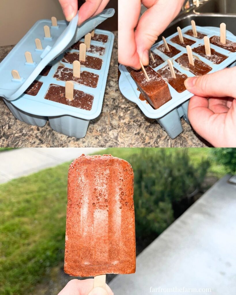 The Best 2-Ingredient Chocolate Fudge Popsicles Recipe!
