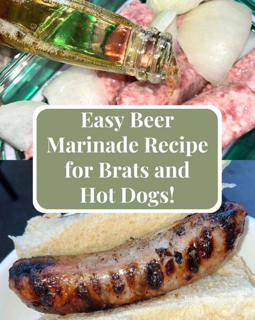 The Best Marinade Recipe for Perfect Beer Brats or Hot Dogs Every Time!