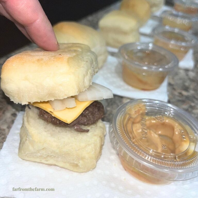 Easy Meal Prep Fridge Snack Cheeseburger Sliders Recipe!